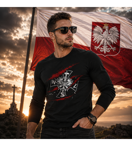 LONGSLEEVE PATRIOTYCZNY  NSZ ŻOŁNIERZE WYKLĘCI